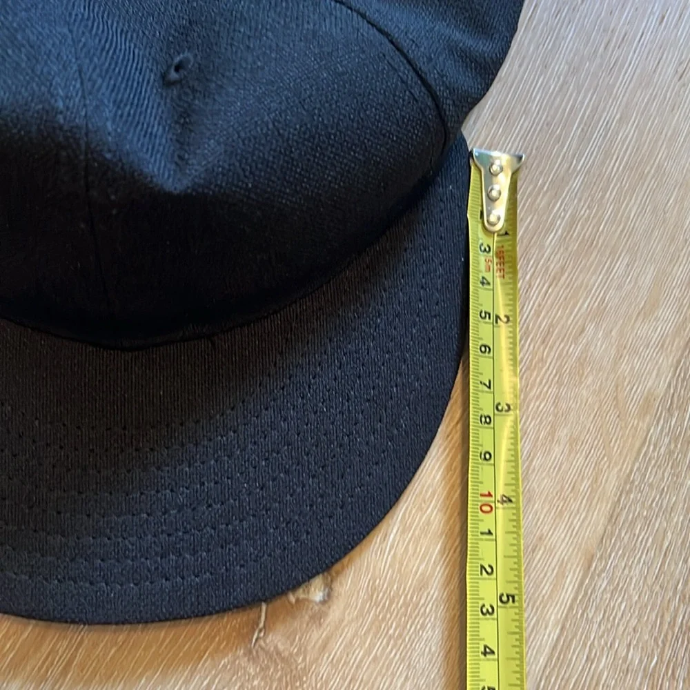 Basic 59FIFTY Fitted Boston Plain Black Hat New Era Size 8